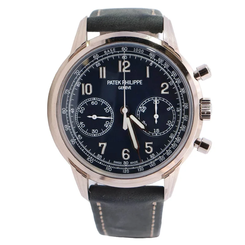 Patek Philippe Chronograph 41mm Blue Dial Watch Ref# 5172G-001