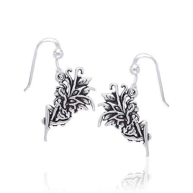 diamond earrings for weddings -vintage earrings for women -Birth of Magic Fairy Sterling Silver Earrings TE2081