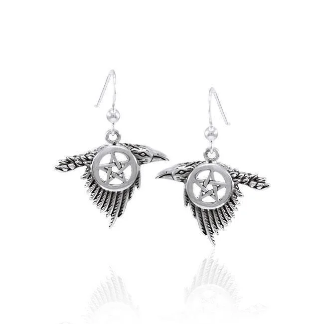 heart-shaped earrings for women -diamond earrings for women -Raven The Star Earrings TER1488