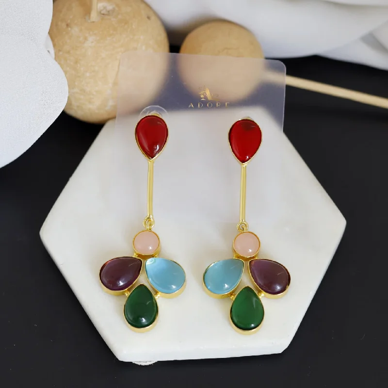 pearl earrings for women -pearl earrings for women -Multicolour Marsia Dew Drop Earring