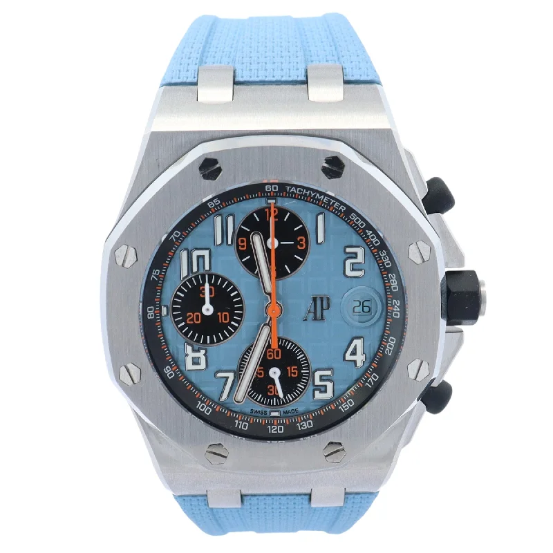 Audemars Piguet Royal Oak Offshore 42mm Blue Dial Watch Ref# 26238ST.OO.A340CA.01