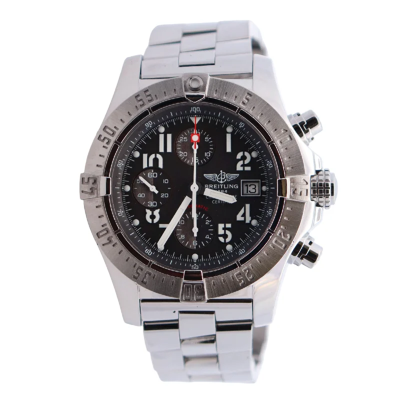 Breitling Avenger 44.5mm Grey Dial Watch Ref# A13380