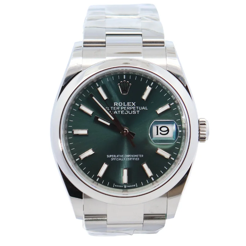 Rolex Datejust 36mm Green Dial Watch Ref# 126200