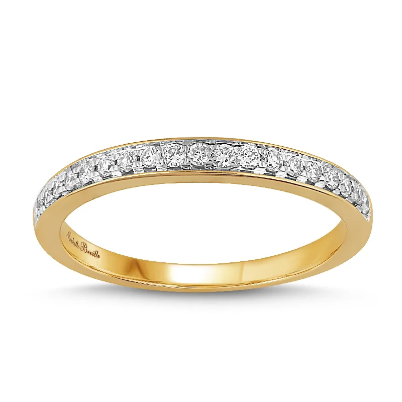 diamond necklaces for women -diamond necklaces for women -Love by Michelle Beville Eternity Ring with 0.15ct of Diamonds in 18ct Yellow Gold