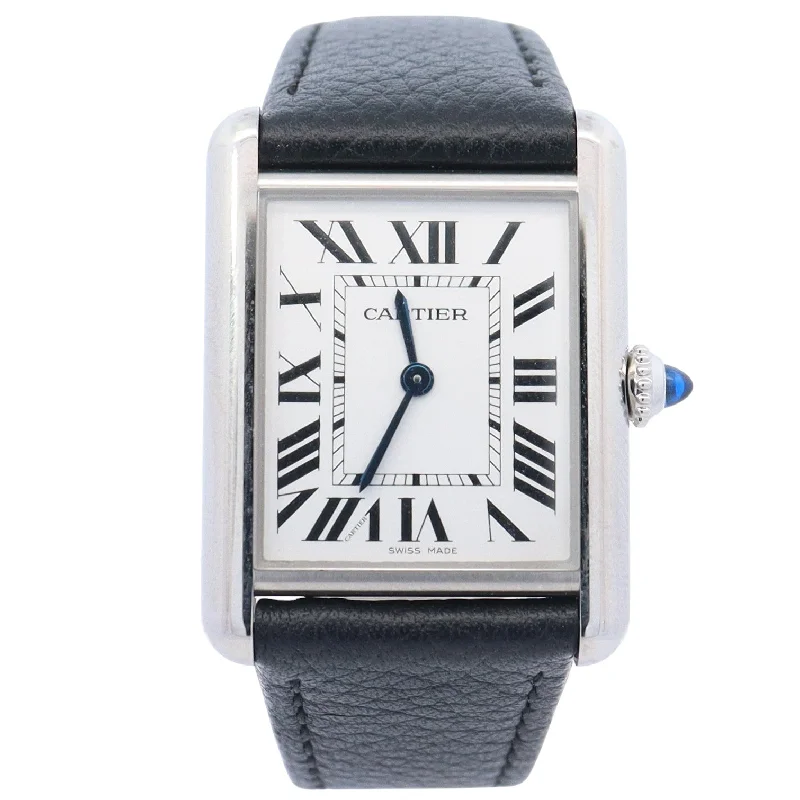 Cartier Tank 20mm White Dial Watch Ref# WSTA0042