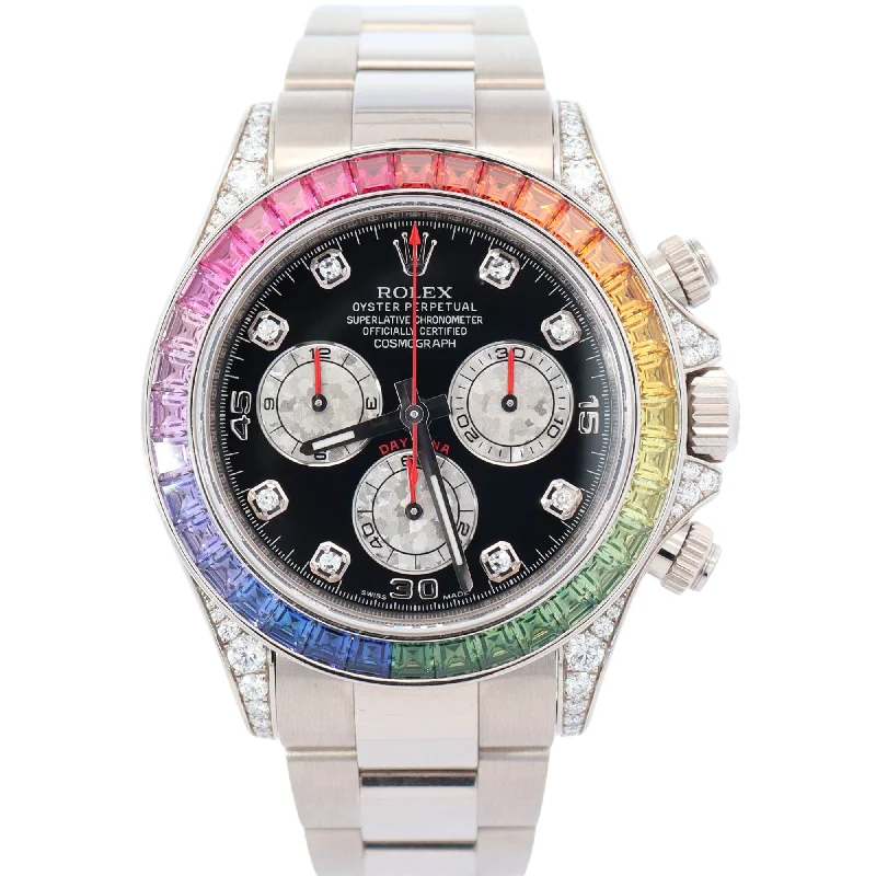 Rolex Daytona 40mm Black Dial Ref# 116599RBOW