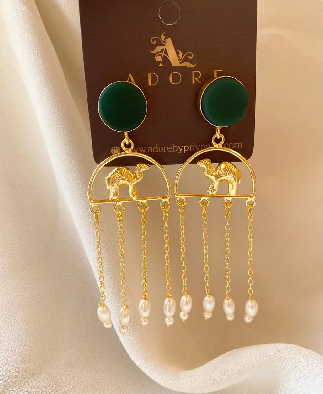 silver stud earrings for women -cute earrings for women -Arabic Jamal Earring