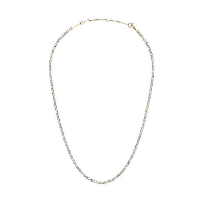 colorful gemstone necklaces for women -gold chain necklaces for women -Daniel Wellington Classic Tennis Necklace Gold