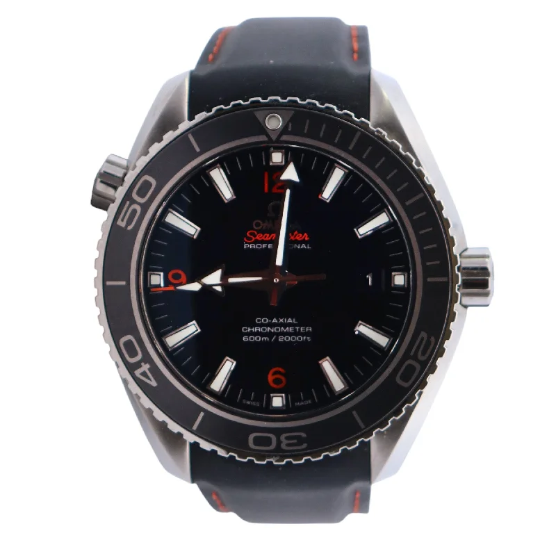 Omega Seamaster 45.5mm Black Dial Watch Ref# 232.32.46.21.01.005