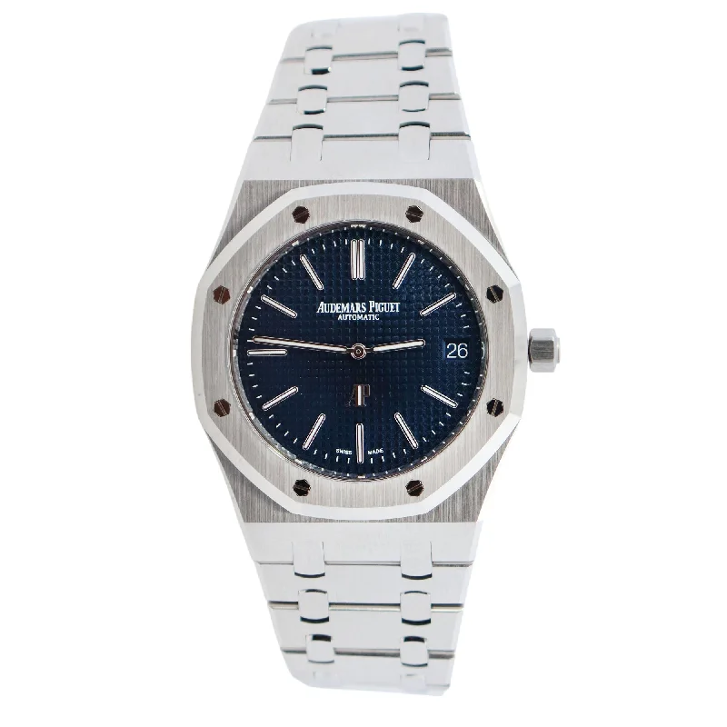 Audemars Piguet Royal Oak 39mm Blue Dial Watch Ref# 16202ST.OO.1240ST.02