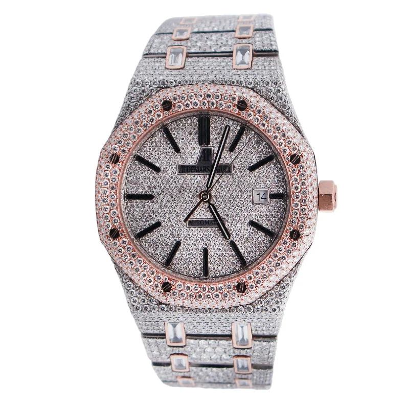 Audemars Piguet Royal Oak 41mm Pave Dial Watch