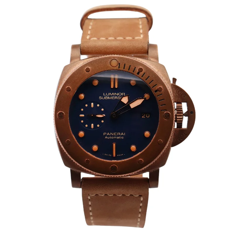 Panerai Luminor 47mm Blue Dial Watch Ref# PAM00671