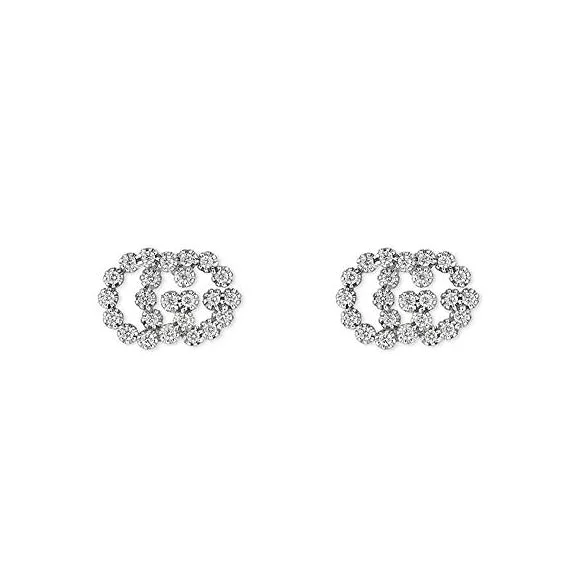 trendy stud earrings for women -sterling silver earrings for women -Gucci GG Running Earrings Ref : YBD48167600300U