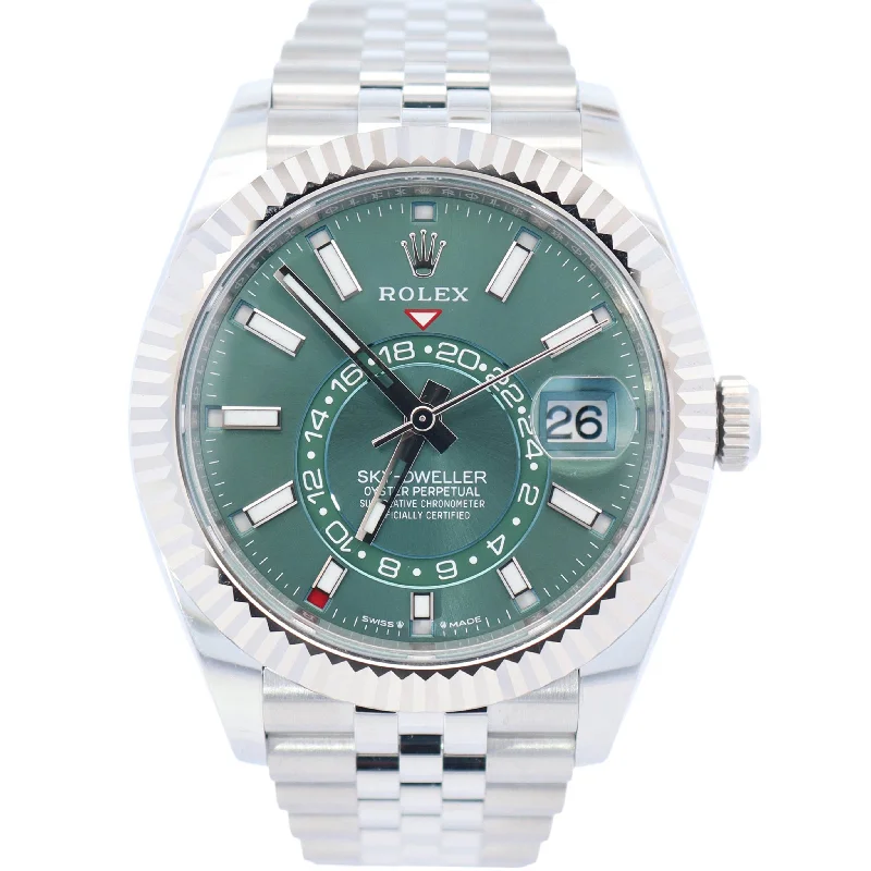 Rolex Sky-Dweller 42mm Green Dial Ref# 336934