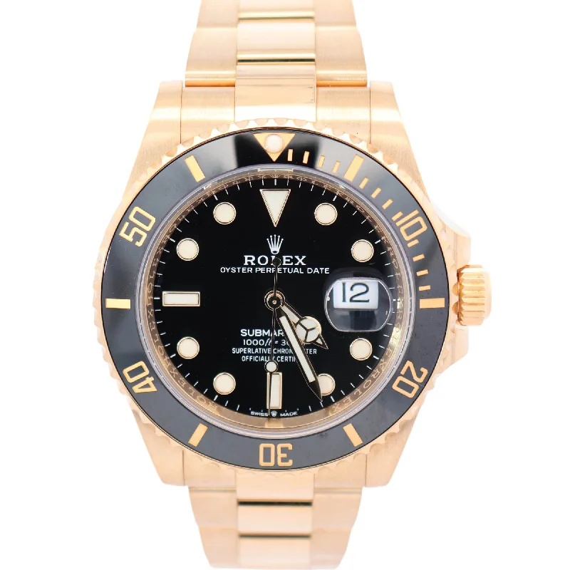 Rolex Submariner 41mm Black Dial Watch Ref# 126618LN