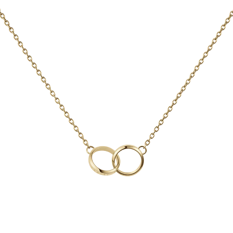 wedding pendant necklaces for women -trendy gold necklaces for women -Daniel Wellington Elan Unity Necklace Gold