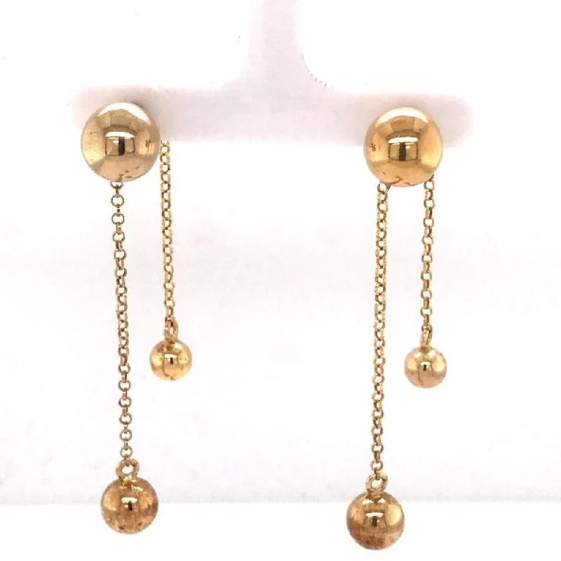 luxury pearl earrings for women -drop earrings for women -Gold Drip Earrings (ORST5716RH08)