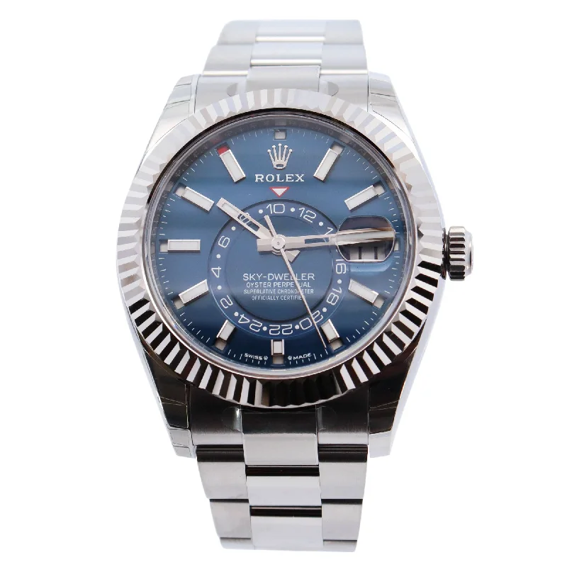 Rolex Sky-Dweller 42mm Blue Dial Watch Ref# 336934