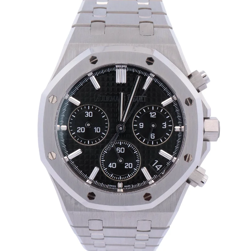 Audemars Piguet Royal Oak 41mm Black Dial Watch Ref# 26240ST.OO.1320ST.06