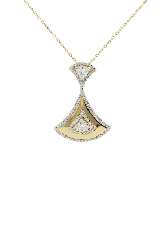 diamond necklaces for brides -timeless pendant necklaces for women -CHIC NOEL FANTASY PENDANT GOLD