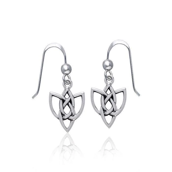 elegant stud earrings for women -silver earrings for women -Celtic Knotwork Silver Earrings TER377