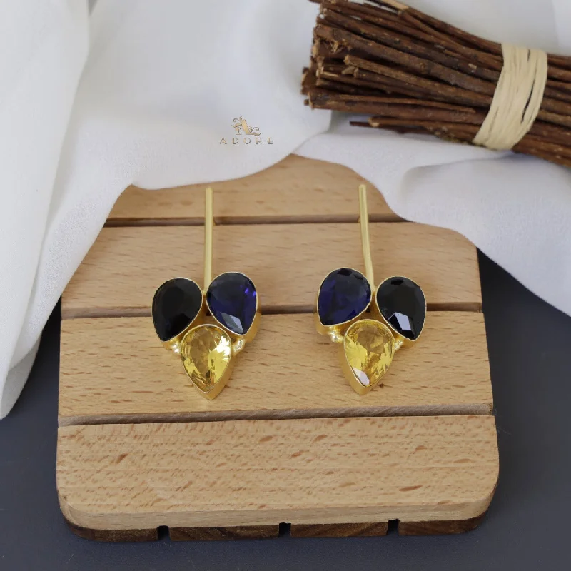 sparkly earrings for women -stud earrings for women -Marissa Glossy Earring