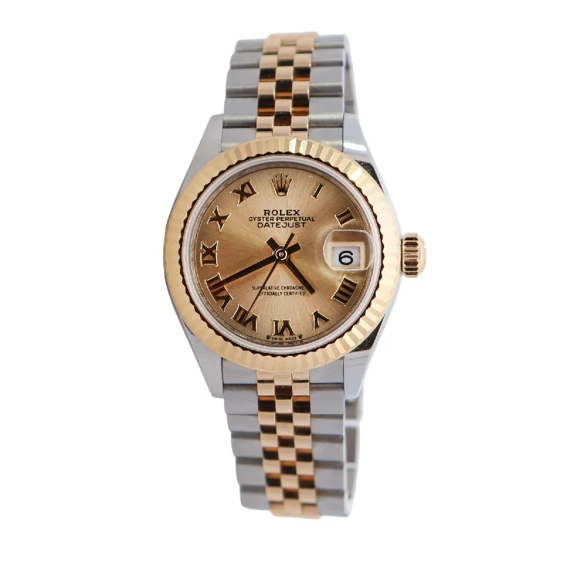 Rolex Datejust 28mm Champagne Dial Watch Ref# 279173