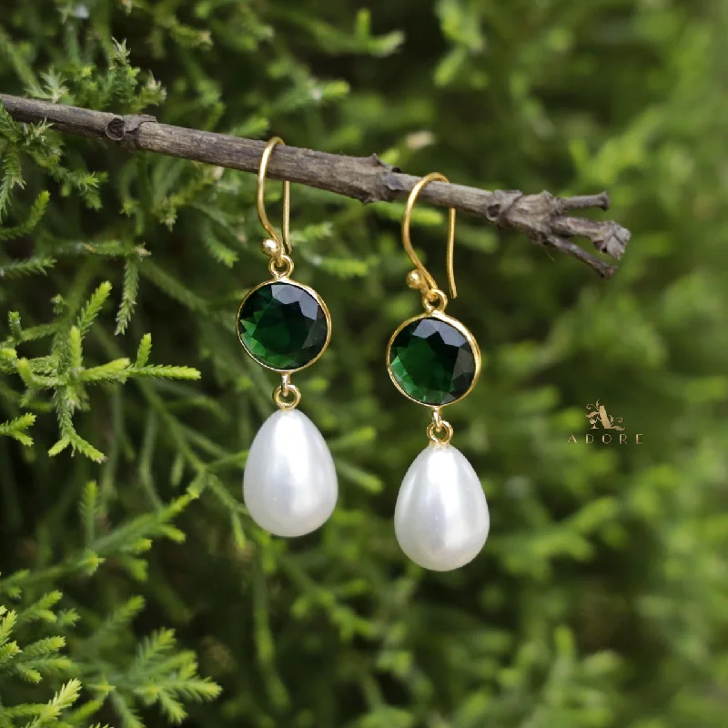 bold earrings for women -vintage earrings for women -Rakhee Pearl Drop Earring