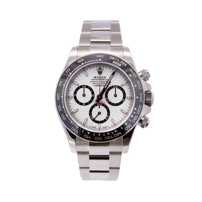 Rolex Daytona 40mm White Dial Watch Ref# 126500LN