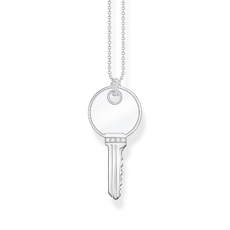 cute necklaces for women -charm necklaces for women -Thomas Sabo Necklace keys silver