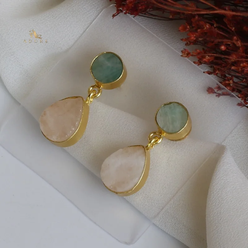 Amazonite Green + Rose Quartz