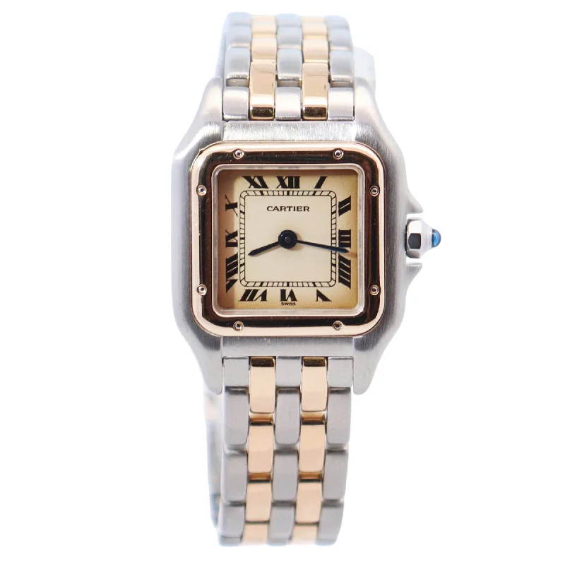 Cartier Panthere 22mm Ivory Dial Watch Ref# 166921