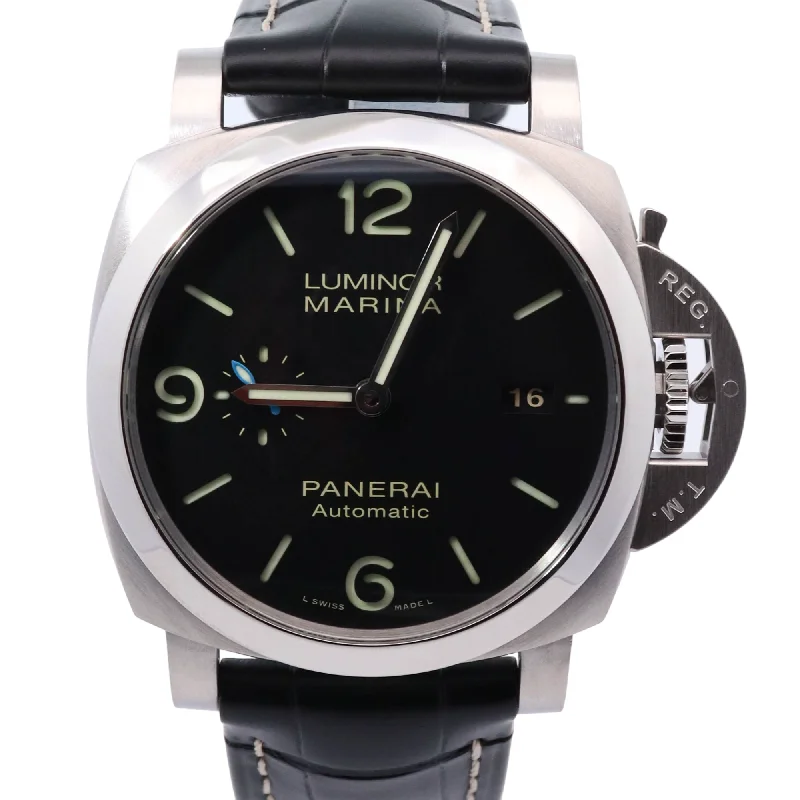 Panerai Luminor 44mm Black Dial Watch Ref# PAM01312