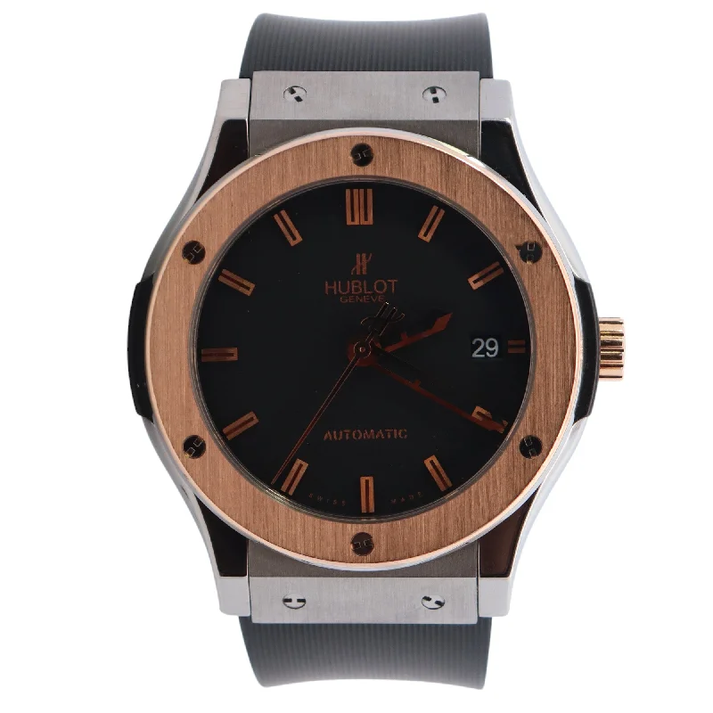 Hublot Classic Fusion 45mm Black Dial Watch Ref# 511.NO.1181.RX