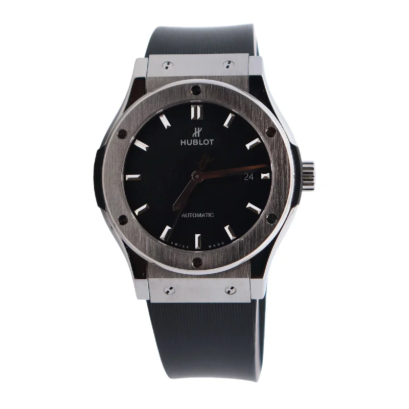 Hublot Classic Fusion 42mm Black Dial Watch Ref# 542.NX.1171.RX