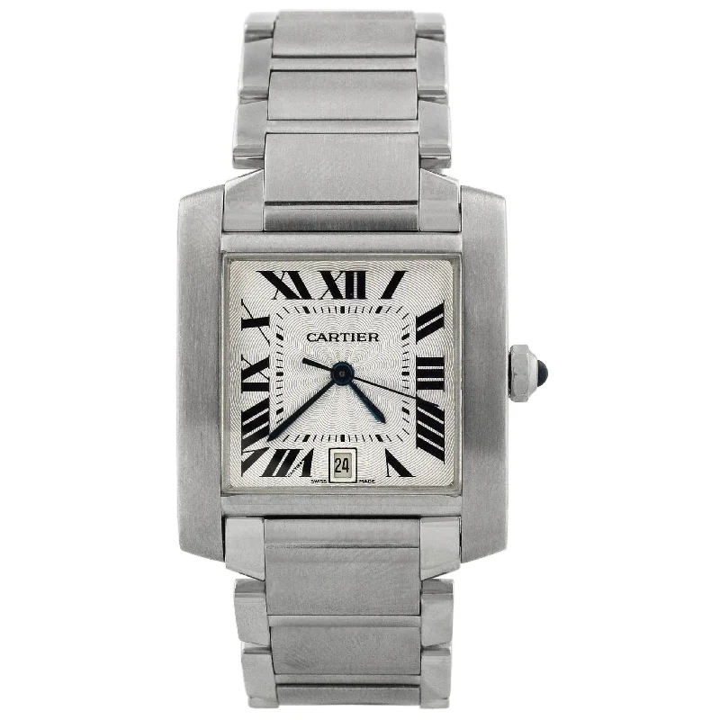 Cartier Tank 28mm White Dial Watch Ref# W51002Q3