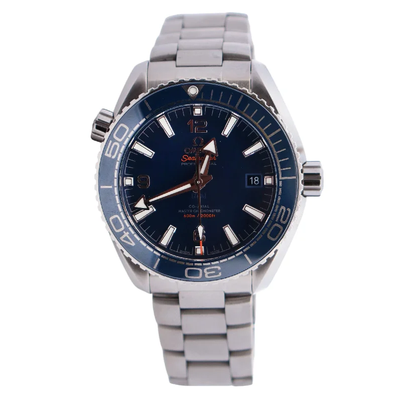 Omega Seamaster 43.5mm Blue Dial Watch Ref# 215.30.44.21.03.001