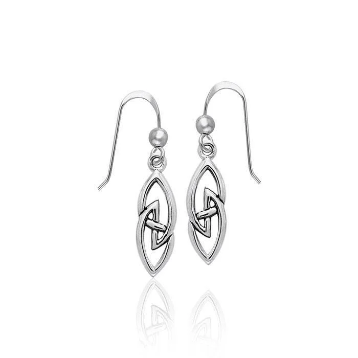 drop earrings for women -statement earrings for women -Modern Celtic Knot Earrings TER979