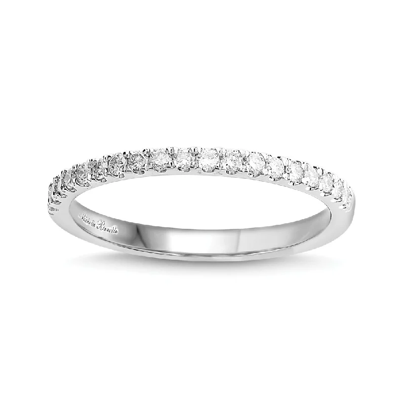 trendy silver necklaces for women -romantic pendant necklaces for women -Love by Michelle Beville Brilliant Eternity Ring with 1/5ct of Diamonds in 18ct White Gold