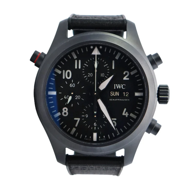 IWC Pilot 44mm Black Dial Watch Ref# IW371815