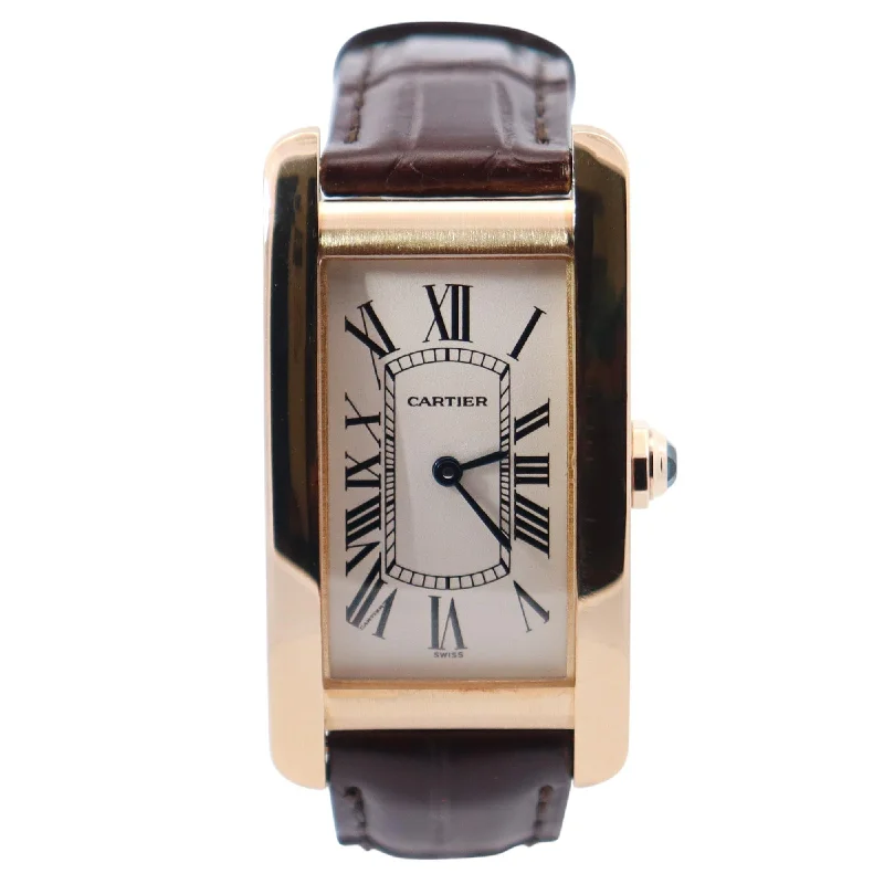 Cartier Tank Americaine 28mm Ivory Dial Watch Ref# W2601456