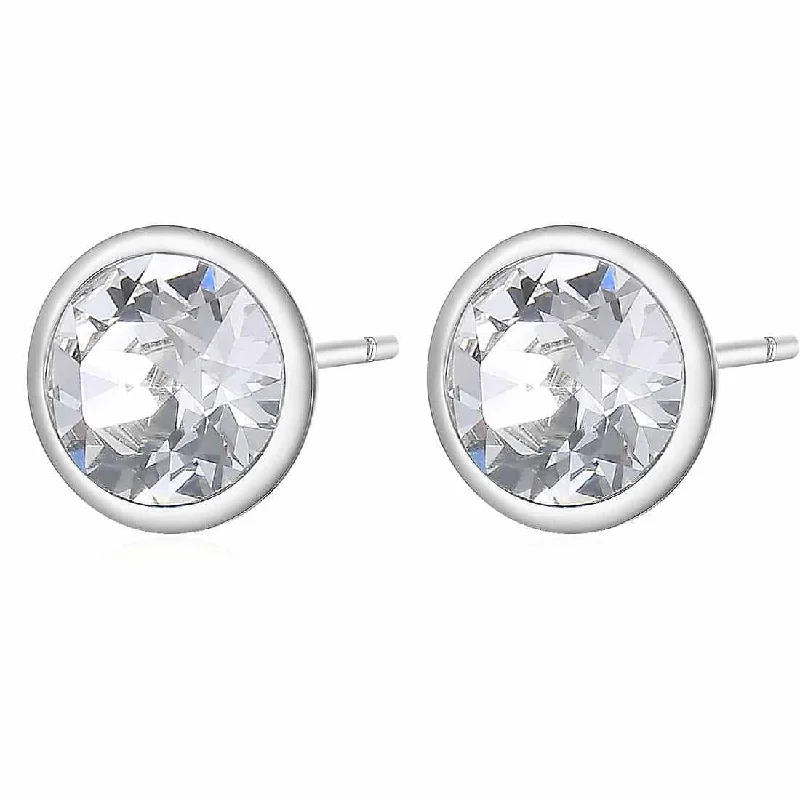 stud earrings for women -vintage earrings for women -Brosway SYMPHONIA EARRINGS - YM42