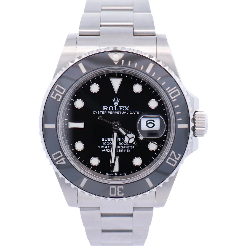 Rolex Submariner Date 41mm Black  Dot Dial Watch Ref# 126610LN