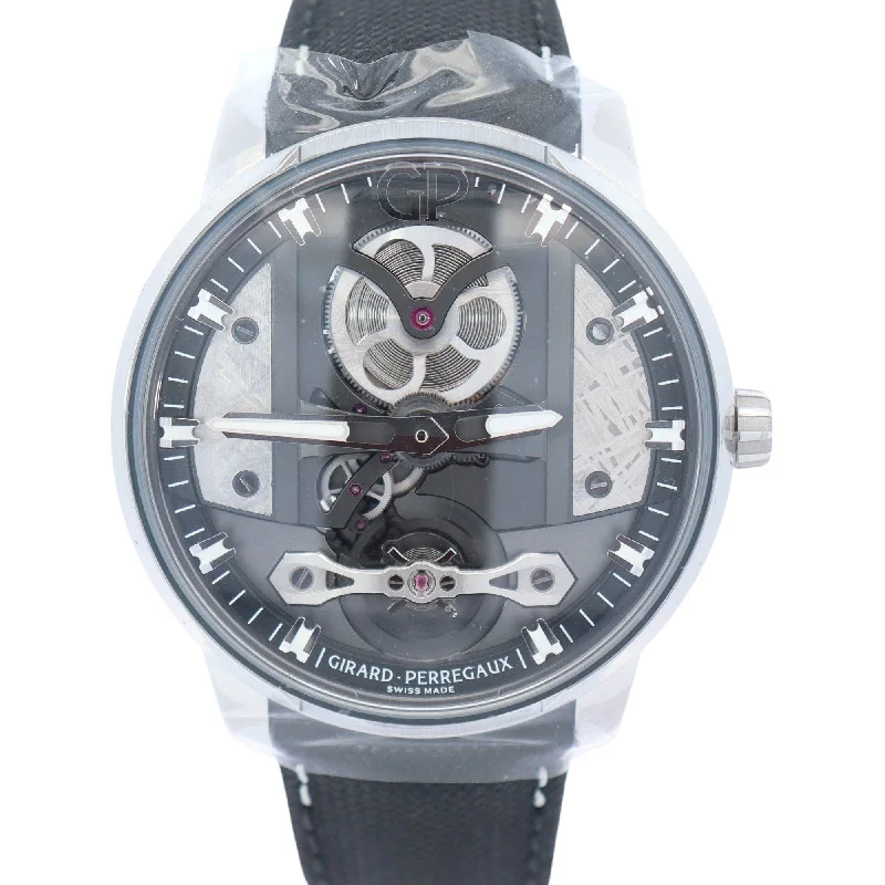 Girard Perregaux Free Bridge 44mm Skeleton Dial Watch Ref# 82000-11-3259-5CX