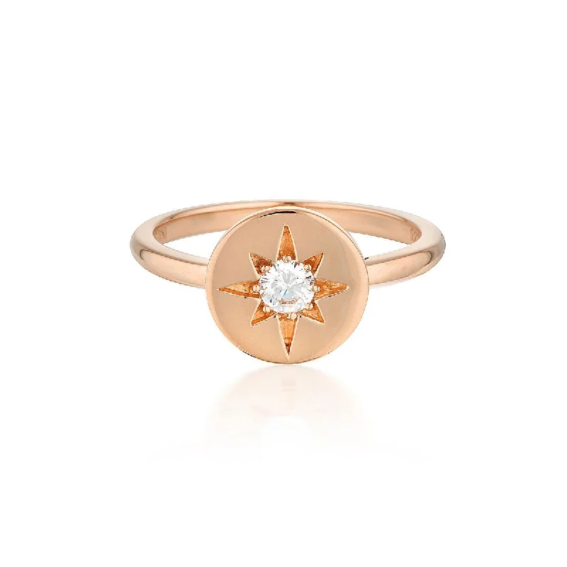 cute necklaces for women -charm necklaces for women -Georgini Stellar Lights Rose Gold Ring