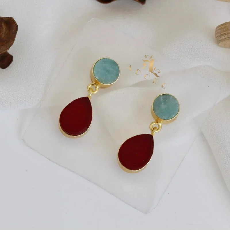 Amazonite Green + Maroon