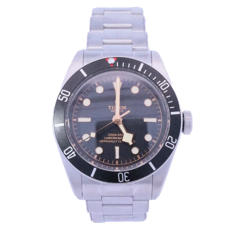 Tudor Black Bay 41mm Black Dial Watch Ref# 79230N