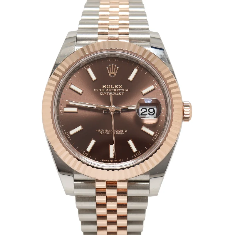 Rolex Datejust 41mm Chocolate Dial Watch Ref# 126331