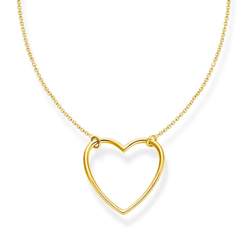 vintage pendant necklaces for women -luxury wedding necklaces for women -Thomas Sabo Necklace Heart Gold