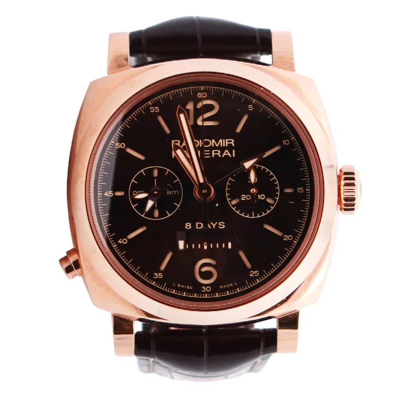 Panerai Radiomir 45mm Brown Dial Watch Ref# PAM00502